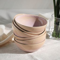 CONJUNTO C/ 6 CUMBUCAS COUP STONEWARE LITCHI 13,5x5,5 CM - 4