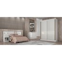 Ver imagem 3 de Guarda-roupa Virtus Plus 1600 2 Portas e 3 Gavetas