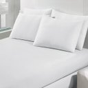 Ver imagem 1 de Kit 4 Fronhas 100% Algodão Percal 200Fios bainha Branco