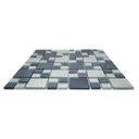 Ver imagem 3 de Pastilha de Vidro para Cozinha Cristal Cosmo Cromado 30x30cm