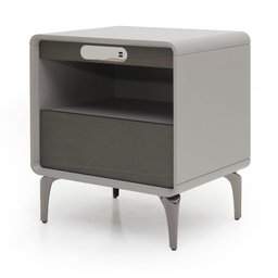 Mesa de Cabeceira Inteligente - Ct-21 - com Carregador por Indução, Som Bluetooth e Luz Noturna Mmj- - 1