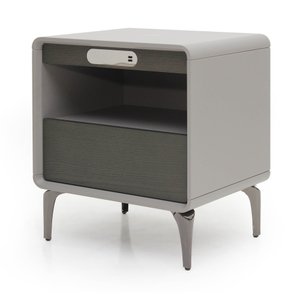 Mesa de Cabeceira Inteligente - Ct-21 - com Carregador por Indução, Som Bluetooth e Luz Noturna Mmj-