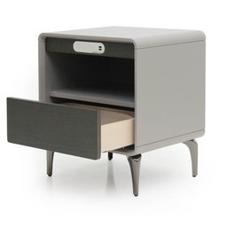 Mesa de Cabeceira Inteligente - Ct-21 - com Carregador por Indução, Som Bluetooth e Luz Noturna Mmj- - 2