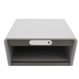 Mesa de Cabeceira Inteligente - Ct-21 - com Carregador por Indução, Som Bluetooth e Luz Noturna Mmj- - 3
