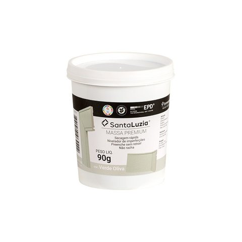 Massa Flex P/ Acabamento Verde Oliva 90g Santa Luzia:verde Oliva