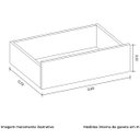 Ver imagem 6 de Cômoda Duetto 10 Gavetas Cinamomo/off White