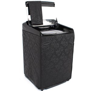 Capa Maquina de Lavar Roupas 12kg a 16kg e 18kg Corino Resistente G - Chumbo