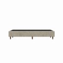 Ver imagem 4 de Base Cama Box Casal 1,38x1,88 Mts Cecilia Vilajo: Suede Crush Cappucino