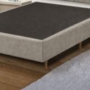 Ver imagem 2 de Base Cama Box Casal 1,38x1,88 Mts Cecilia Vilajo: Suede Crush Cappucino