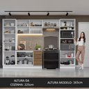 Ver imagem 6 de Armário de Cozinha Completa 330cm Branco/Rustic Stella Madesa 02