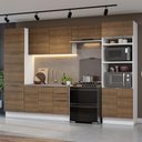 Ver imagem 1 de Armário de Cozinha Completa 330cm Branco/Rustic Stella Madesa 02