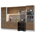 Ver imagem 3 de Armário de Cozinha Completa 330cm Branco/Rustic Stella Madesa 02