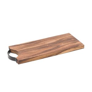 Tábua para Corte Steel Madeira Rústica 20x46 Carne Legume