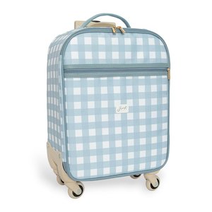 Lançamento Mala de Rodinha Bordo Vichy Azul Just Baby Mala de Rodinhas Bordo