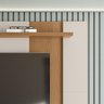 Painel para Tv Leme com Rack Brazos - Colibri Móveis - Freijó/off White - 5