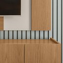 Ver mais imagens de Painel para TV Leme até 65 Extensivo com Rack Brazos Off White Matte/Freijó Colibri Decor