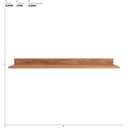 Ver imagem 2 de Tampo para Balcão de Cozinha 120cm Proença Marrom/Nogueira Touch