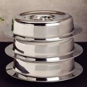 Ver imagem 4 de 5 Cloche Aço Inox 28cm Tramontina Service Tampa para Alimentos Cúpula de Prato Restaurante
