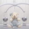 MOBILE PARA BERÇO MUSICAL GIRATÓRIO URSO BALÃO CINZA - 4