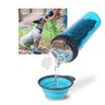 Copo 2 em 1 Comedouro Bebedouro Cachorro Agua Raçao Portatil Gato Animais Cao Domestico Passeio - 1