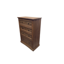 Ver imagem 2 de Cômoda Cancun 4 Gavetas Cera Castanho