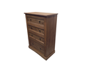 Ver imagem 2 de Cômoda Cancun 4 Gavetas Cera Castanho