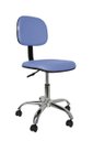 Ver imagem 1 de Cadeira Secretaria Giratoria Bolt Cr - Couro Sintetico Corano - Azul Claro