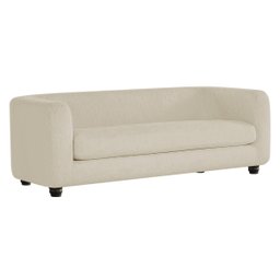 Sofá 3 Lugares Luxo Recepção Escritorio Sala Veneza 180cm Linho - 1