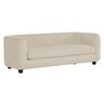 Sofá 3 Lugares Luxo Recepção Escritorio Sala Veneza 180cm Linho - 1