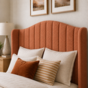 Ver imagem 2 de Cabeceira Cama Box Casal Queen 160cm Zoe Estofada Boucle Moderna