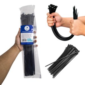 Fita Hellerman Abraçadeira Enforca Gato Nylon 400x7,6mm 55kg Ds0079-50un