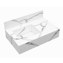 Bancada em Porcelanato 80cm com Cuba Esculpida Max - 3