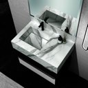 Ver imagem 1 de Bancada em Porcelanato 80cm com Cuba Esculpida Max