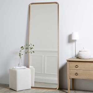 Espelho Grande Retangular Corpo Inteiro com Moldura em Metal 150 X 60 Cm