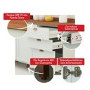 Ver imagem 6 de Armário de Cozinha Genialflex Iluminata 3 Peças Branco Ébano