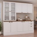 Ver imagem 2 de Armário de Cozinha Genialflex Iluminata 3 Peças Branco Ébano