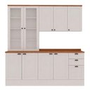 Ver imagem 1 de Armário de Cozinha Genialflex Iluminata 3 Peças Branco Ébano