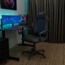 Ver imagem 3 de Cadeira Gamer Escritório Diretor Sistema Relax 150 Kgs Preta