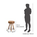 Ver imagem 6 de Puff Banco Decorativo Sala Recepção Paris Courissimo Amarula - Salaone Decor