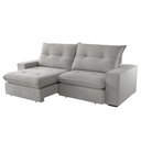 Ver imagem 3 de Sofá Athenas Linho 02 Módulos 90 Cm B25cm Meu Sofá Online