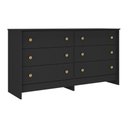 Ver imagem 1 de Cômoda 136cm com 6 Gavetas Flex Multimóveis Preto