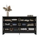 Ver imagem 4 de Cômoda 136cm com 6 Gavetas Flex Multimóveis Preto