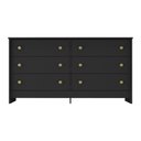 Ver imagem 2 de Cômoda 136cm com 6 Gavetas Flex Multimóveis Preto