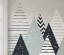 Ver imagem 2 de Papel de parede infantil montanha para quarto de bebê menino M² PP71A