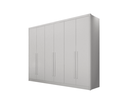 Ver imagem 1 de Guarda Roupa Casal 6 Portas 8 Gavetas - Himalaia-branco - Móveis Novo Horizonte