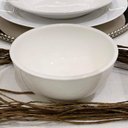 Ver imagem 2 de Conjunto 6 Tigelas Brancas de Porcelana 540ml Bowls Lyor Clean para Sopas Caldos Saladas
