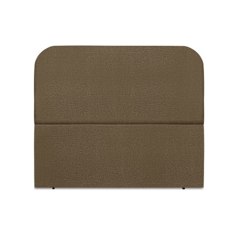 Cabeceira Estofada Cama Box Casal Alana 140cm Linho:marrom