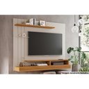 Ver imagem 1 de Painel Quarto P- Tv até 50 Pol Valência Plus C- Prateleira e Nichos 160x135cm Off White-nature -