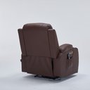 Ver mais imagens de Poltrona do Papai Elétrica Reclinável com Massagem Aquecimento Gambon Entrada Usb/usb-c Pu Marrom Ch