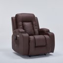 Ver imagem 1 de Poltrona do Papai Elétrica Reclinável com Massagem Aquecimento Gambon Entrada Usb/usb-c Pu Marrom Ch